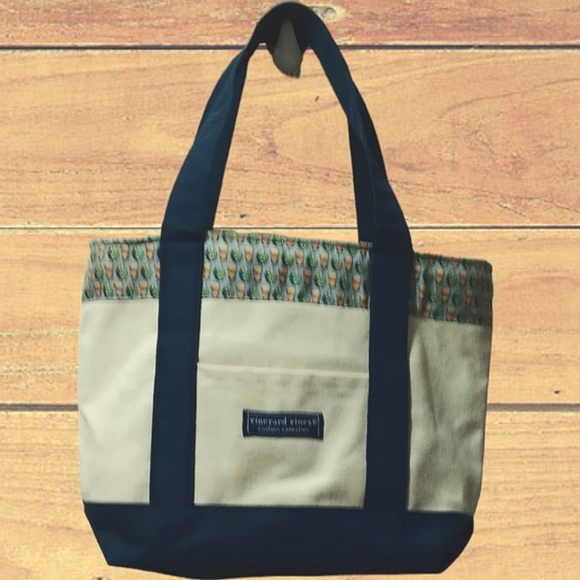 Vineyard Vines Bags Vineyard Vines Custom Collection Small Canvas Tote Bag Poshmark
